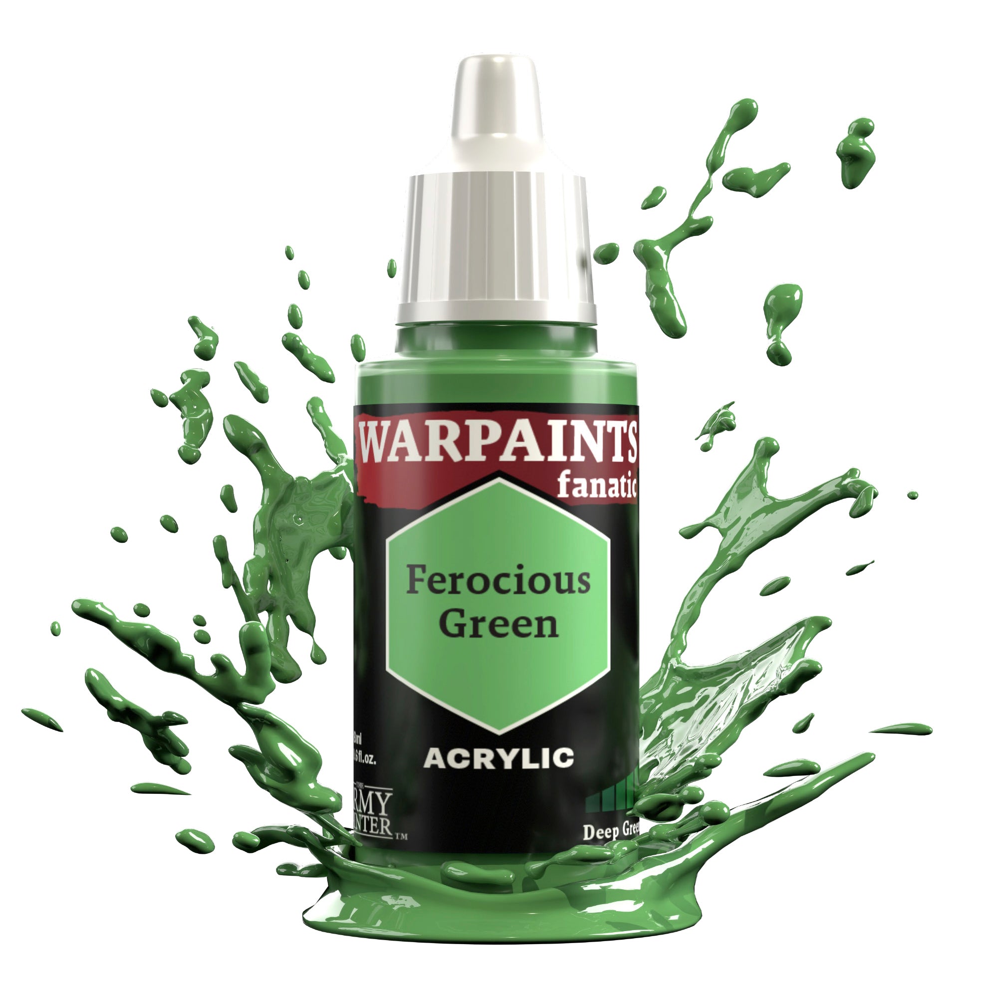 Army Painter - Warpaints Fanatic - Ferocious Green - official extra WP3054P_1.jpg