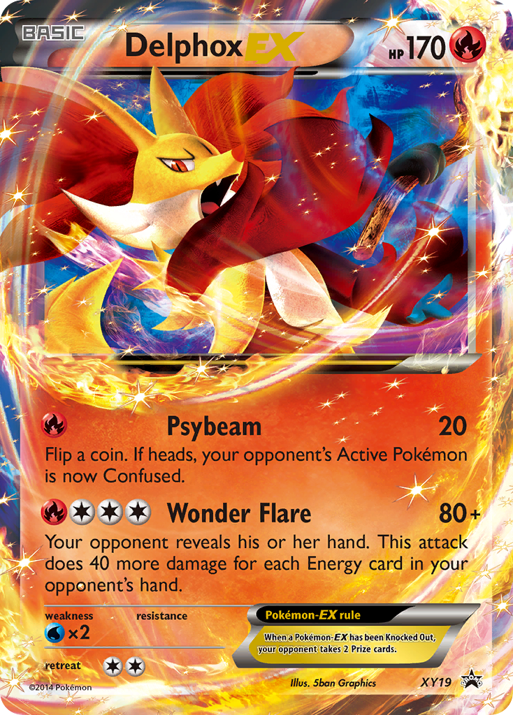 Delphox-EX #XY19 XY Promos2 en
