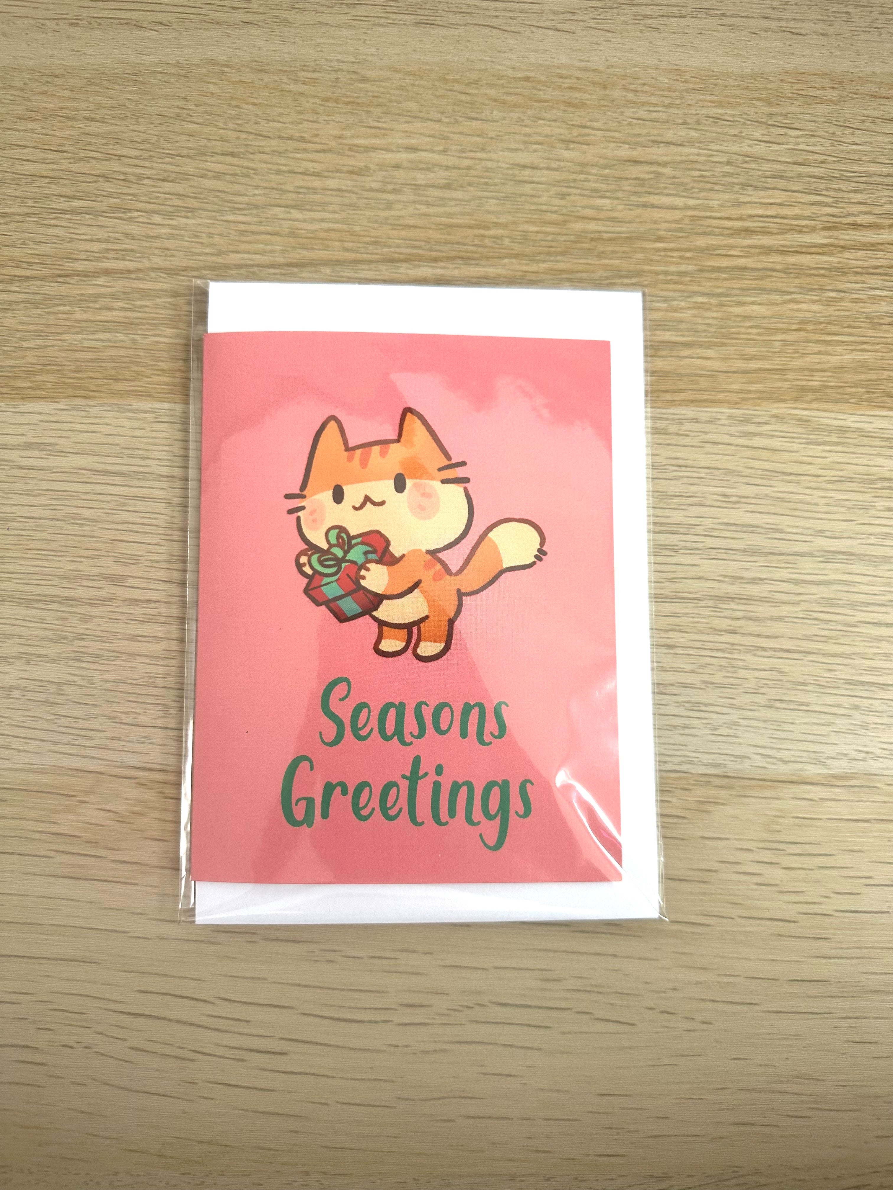 Local Artist Christmas Card - @ashalind.draws