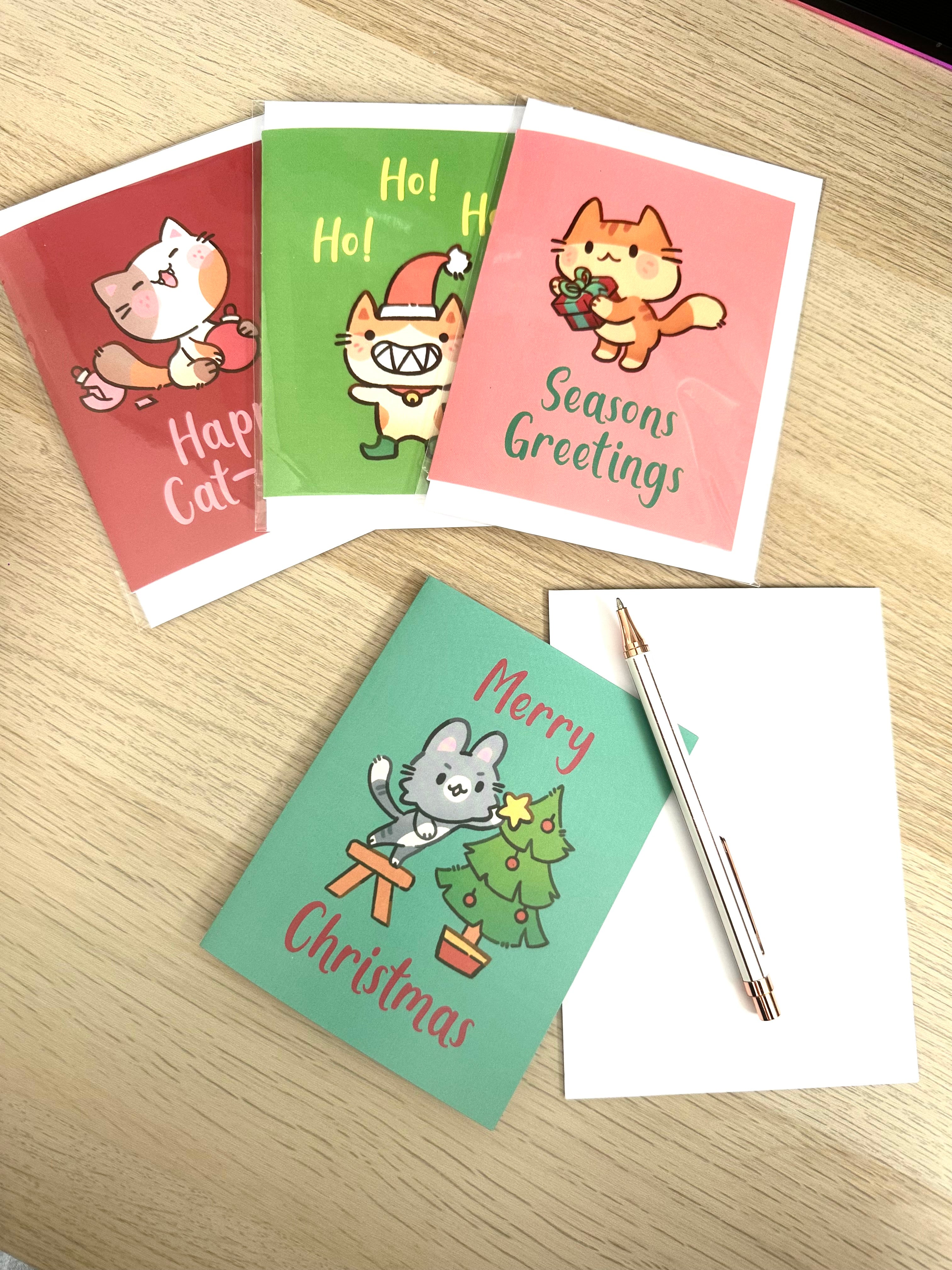 Local Artist Christmas Card - @ashalind.draws