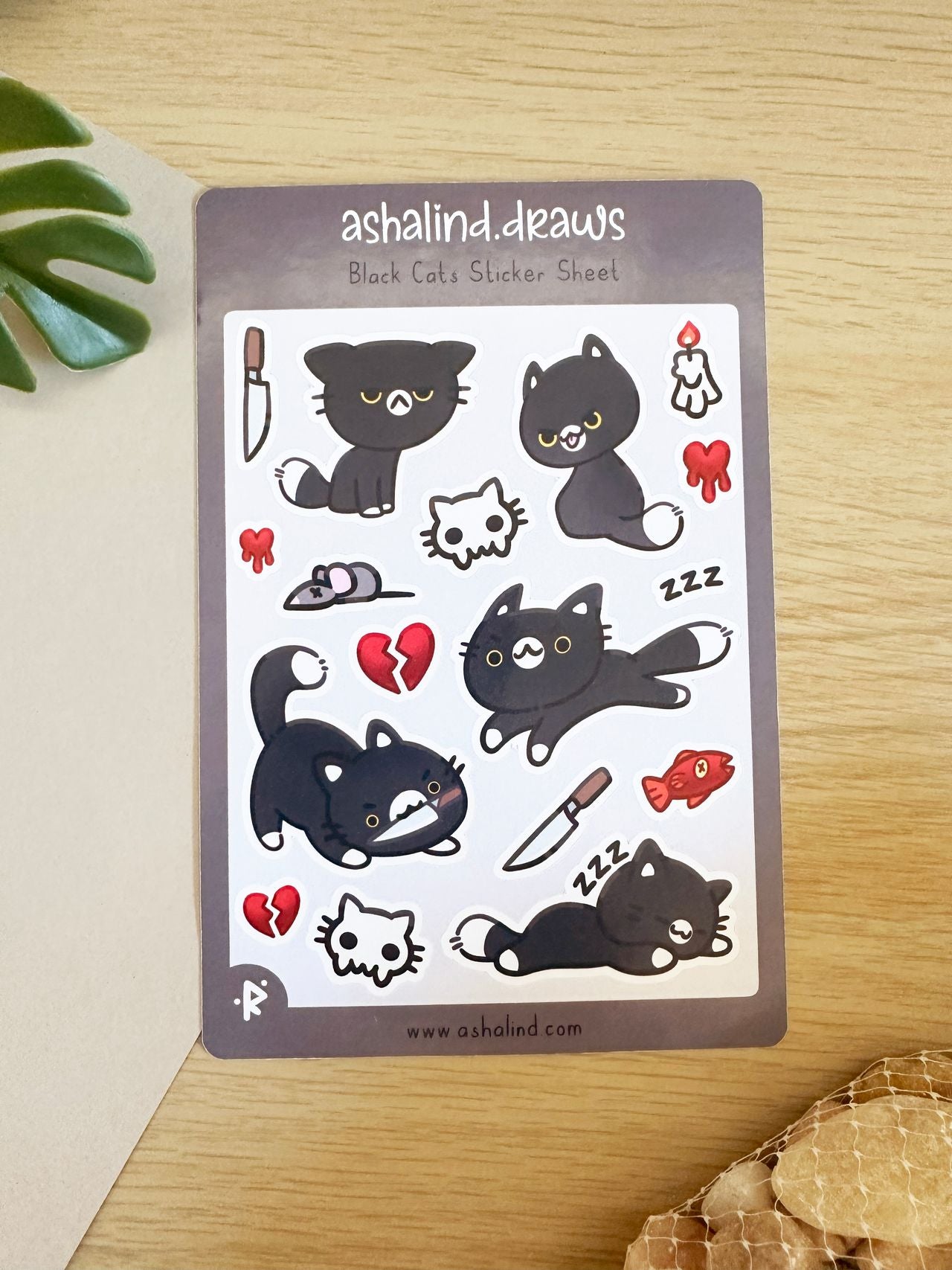 Sticker Sheets Cats! - @ashalind.draws