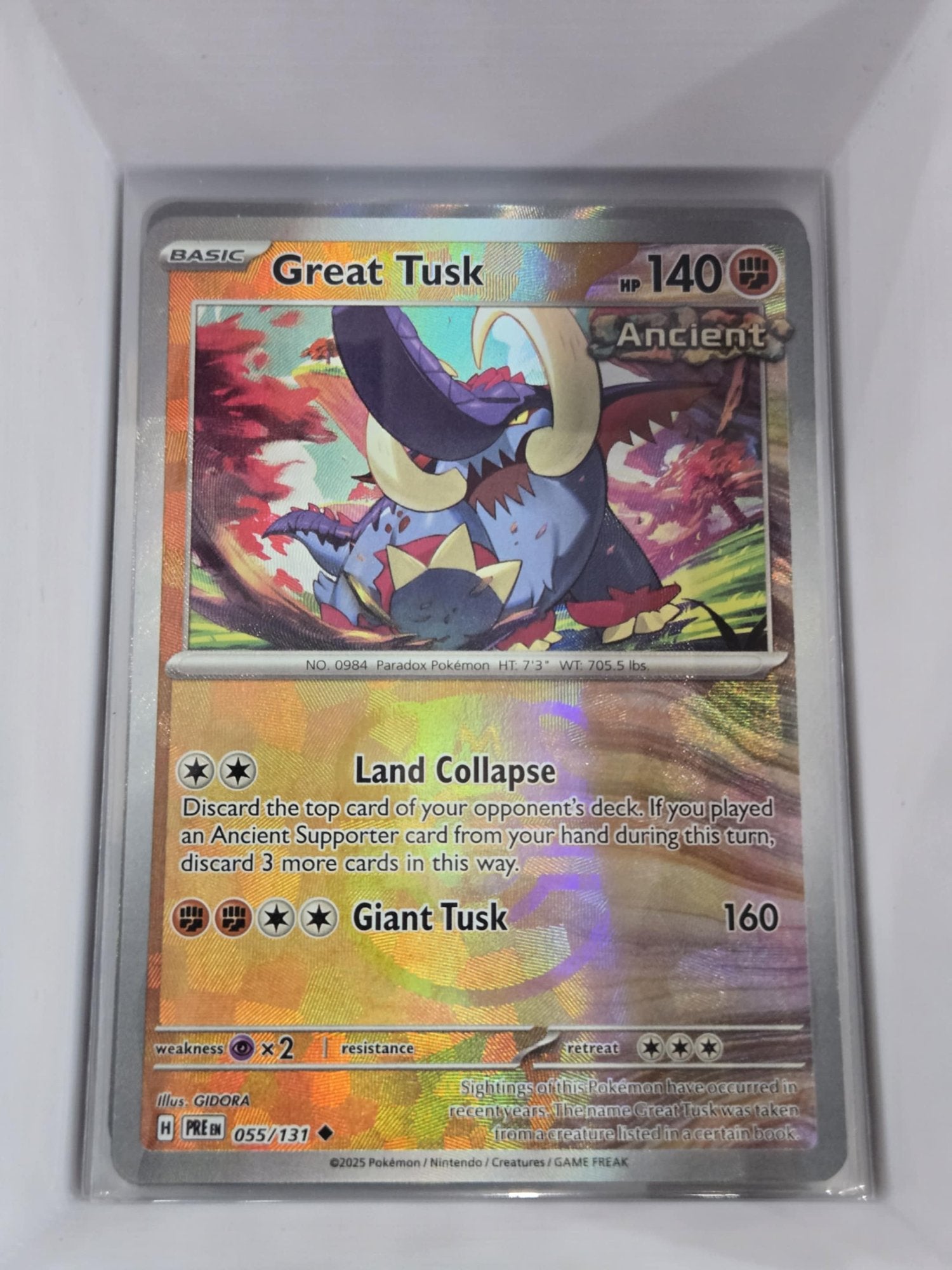 Image of Great Tusk Prismatic Evolutions (PRE) #055