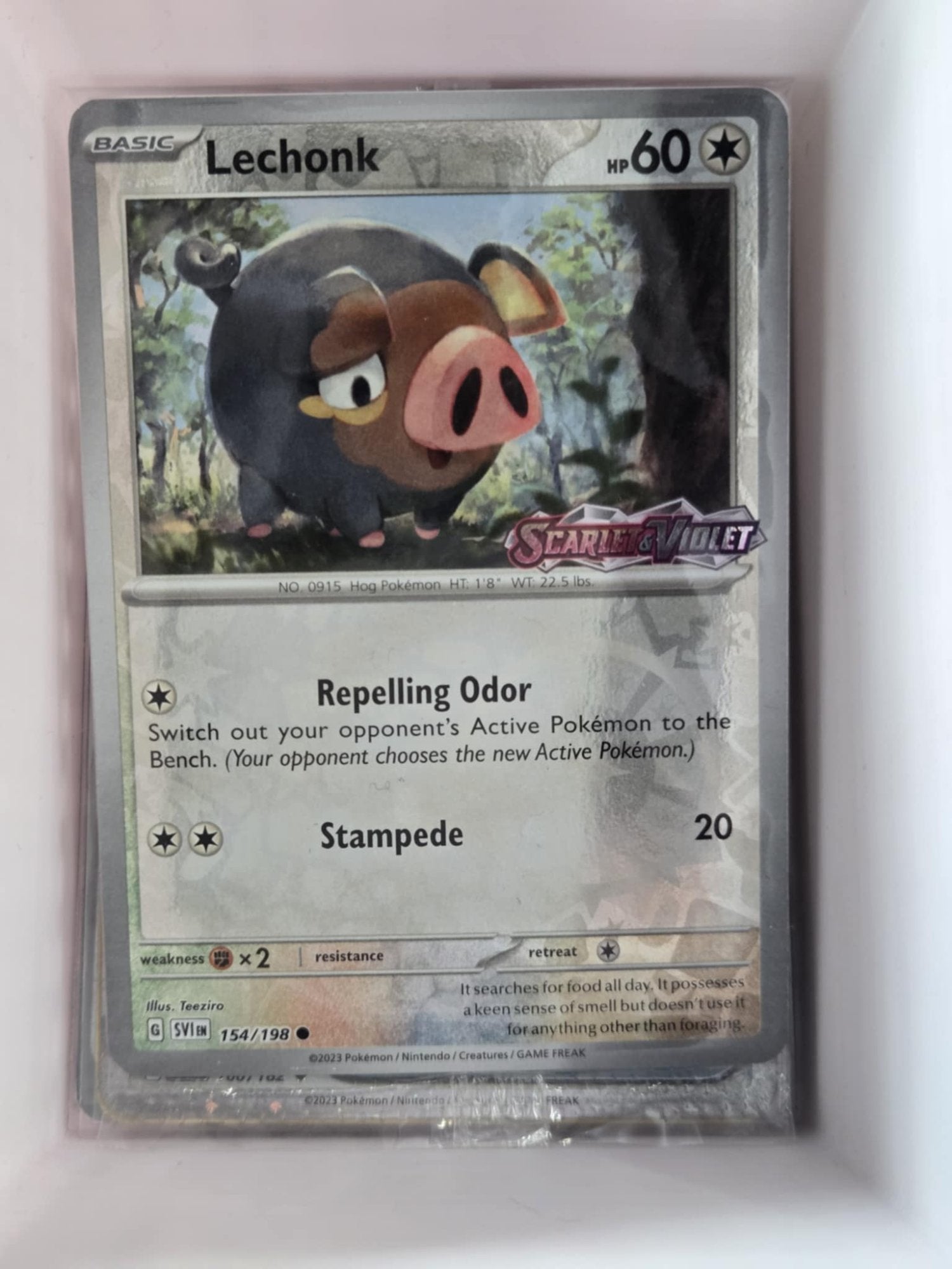 Image of Lechonk Scarlet and Violet (SVI) #154