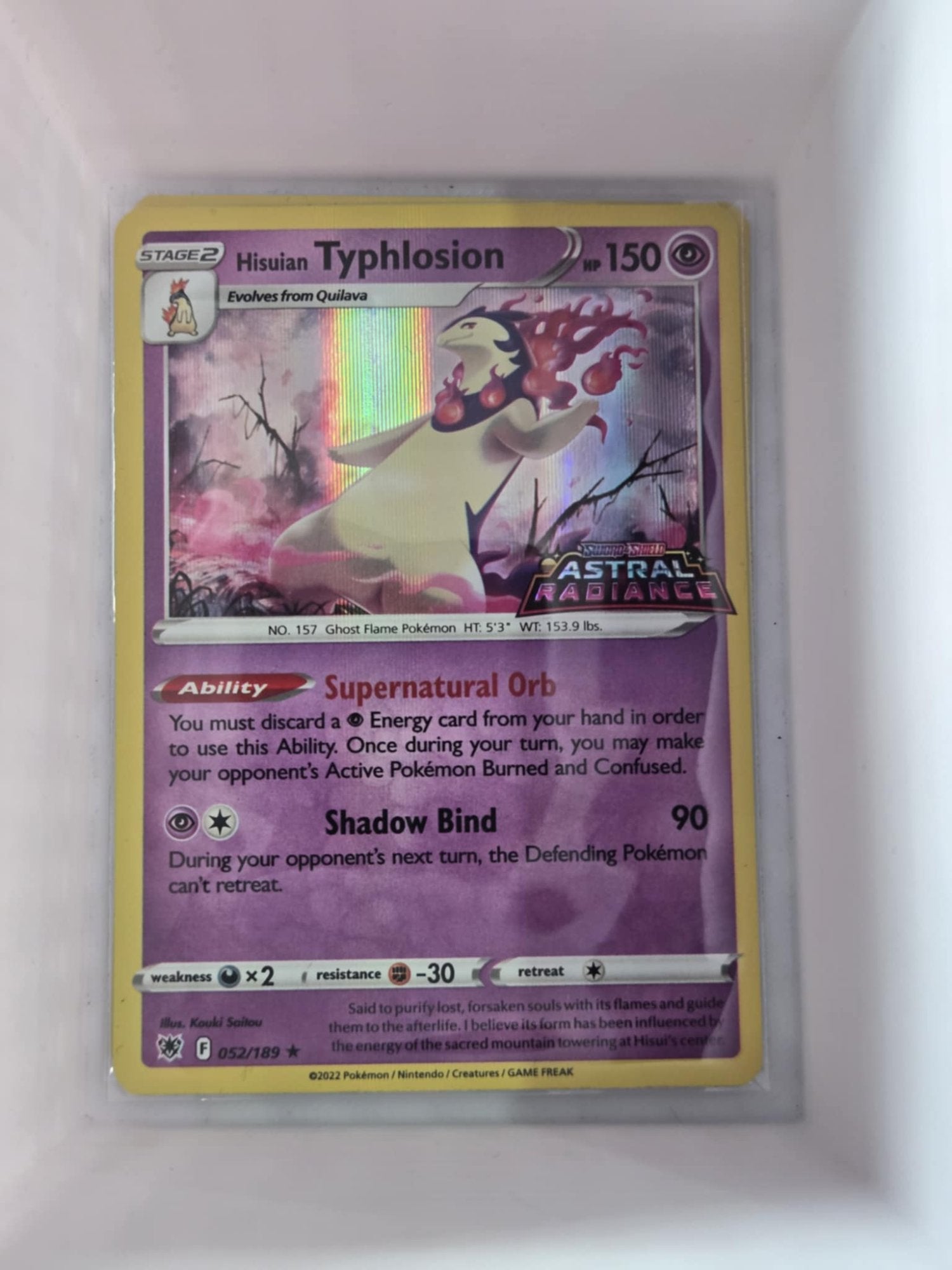 Image of Hisuian Typhlosion Astral Radiance (ASR) #052