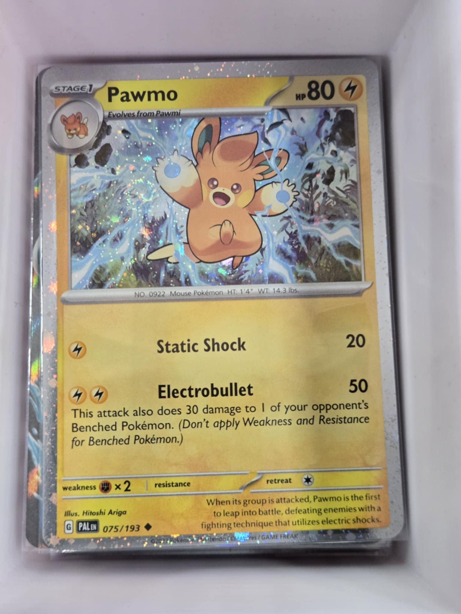 Image of Pawmo Paldea Evolved (PAL) #075