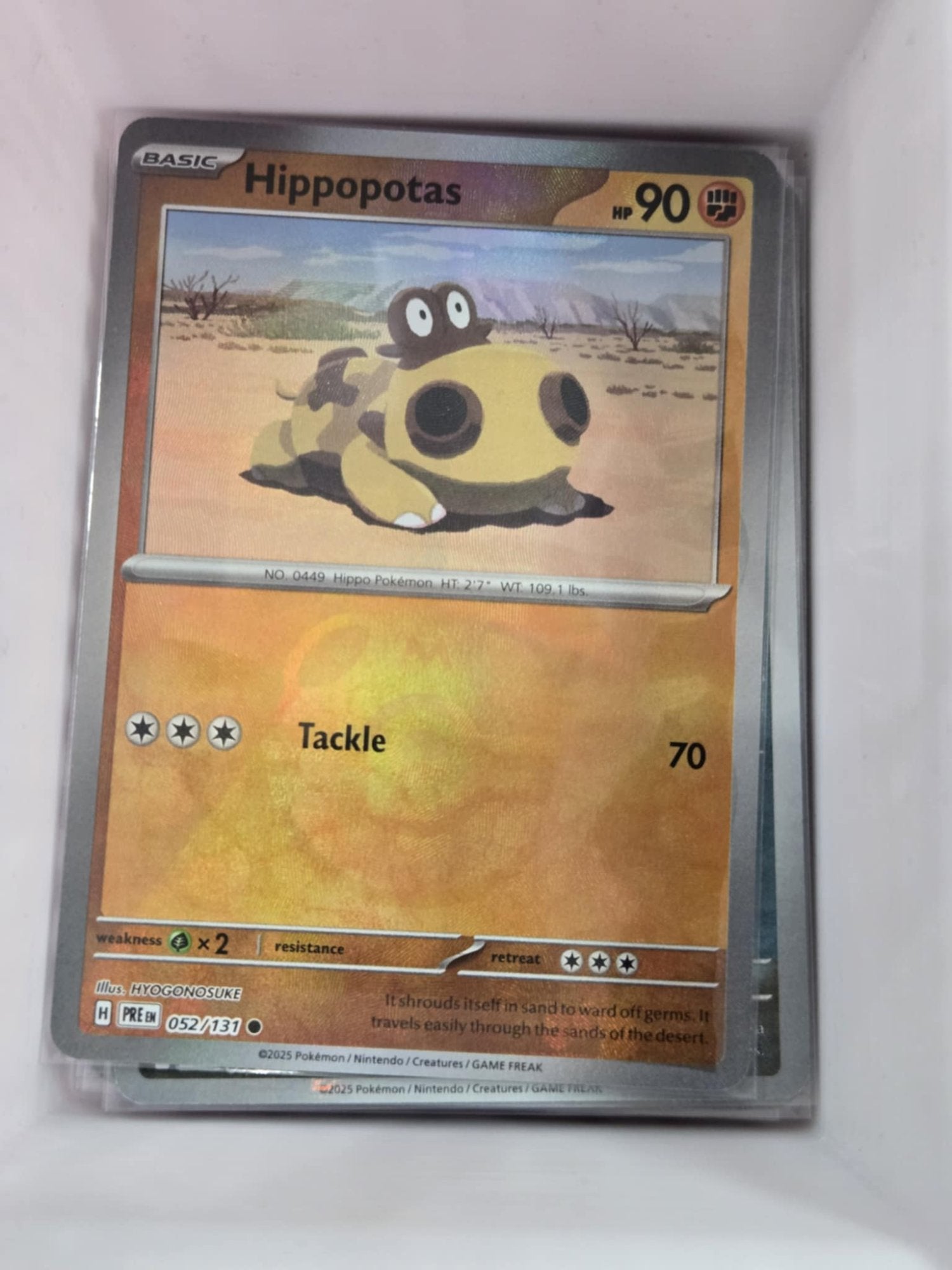 Image of Hippopotas Prismatic Evolutions (PRE) #52
