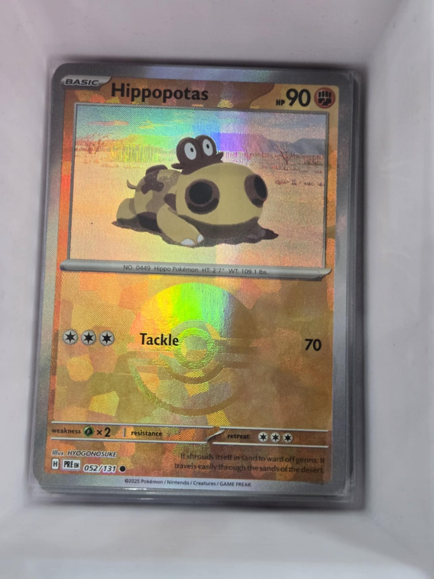 Image of Hippopotas Prismatic Evolutions (PRE) #52