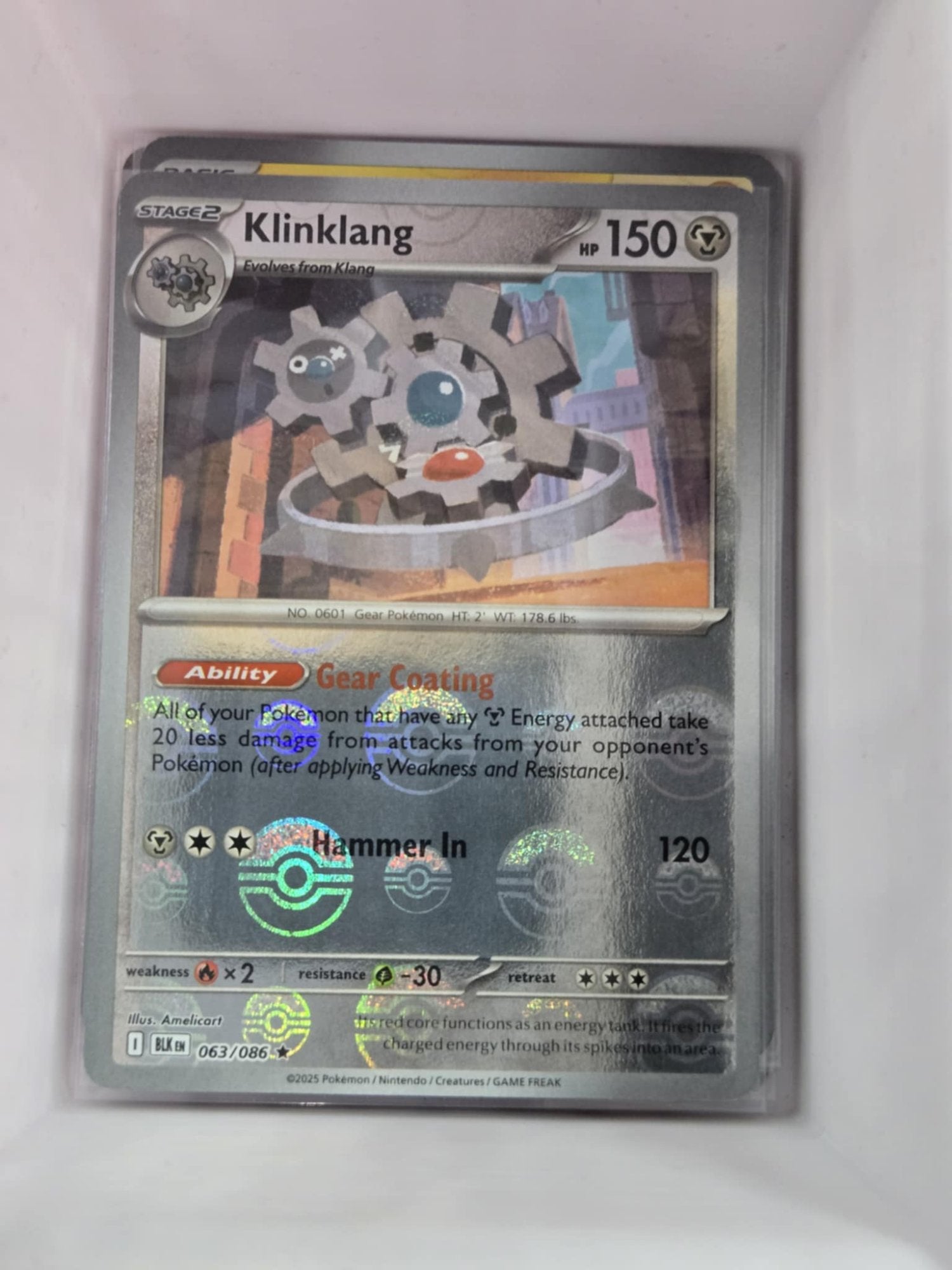 Image of Klinklang Black Bolt (BLK) #64