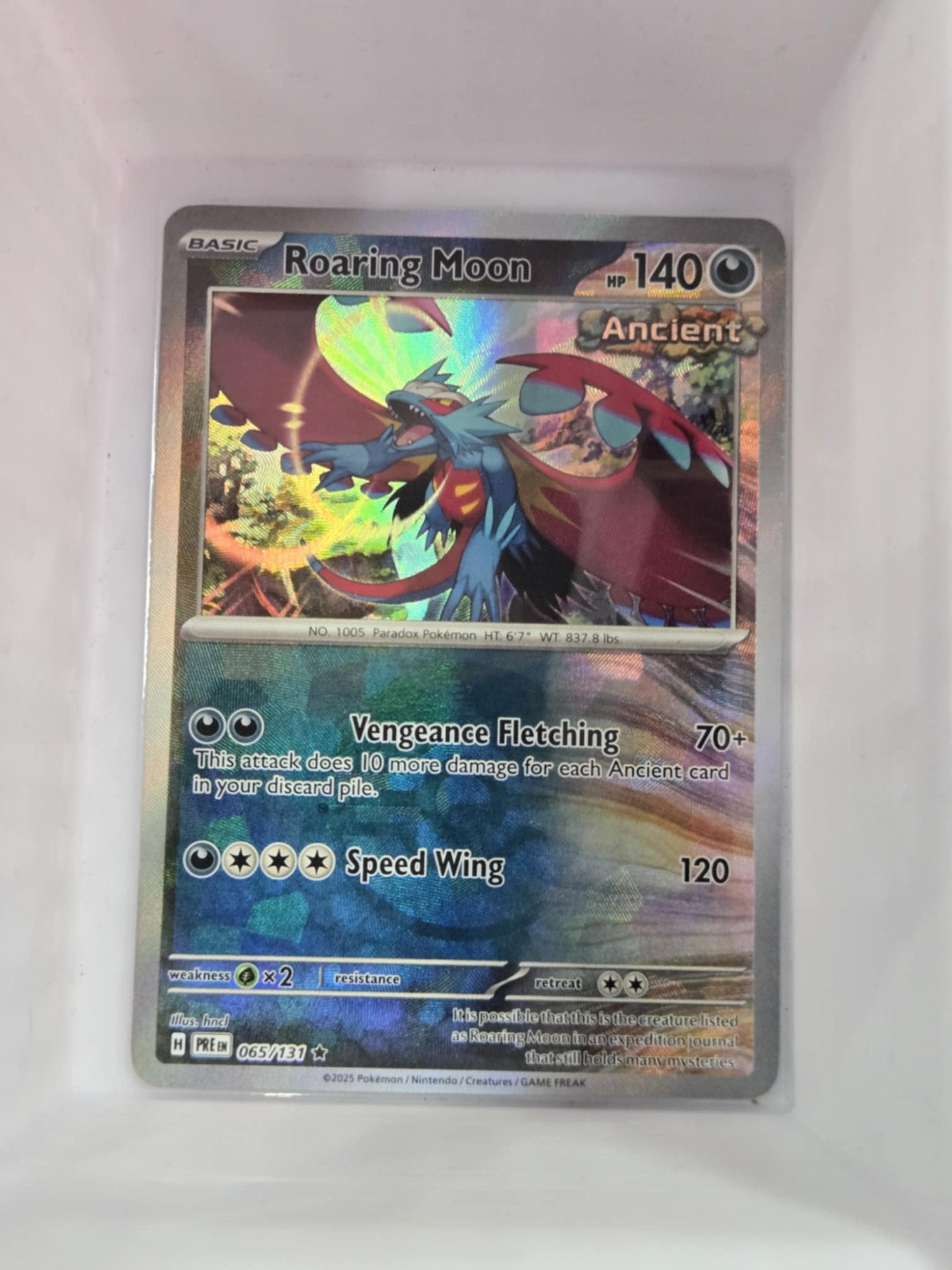 Image of Roaring Moon Prismatic Evolutions (PRE) #65