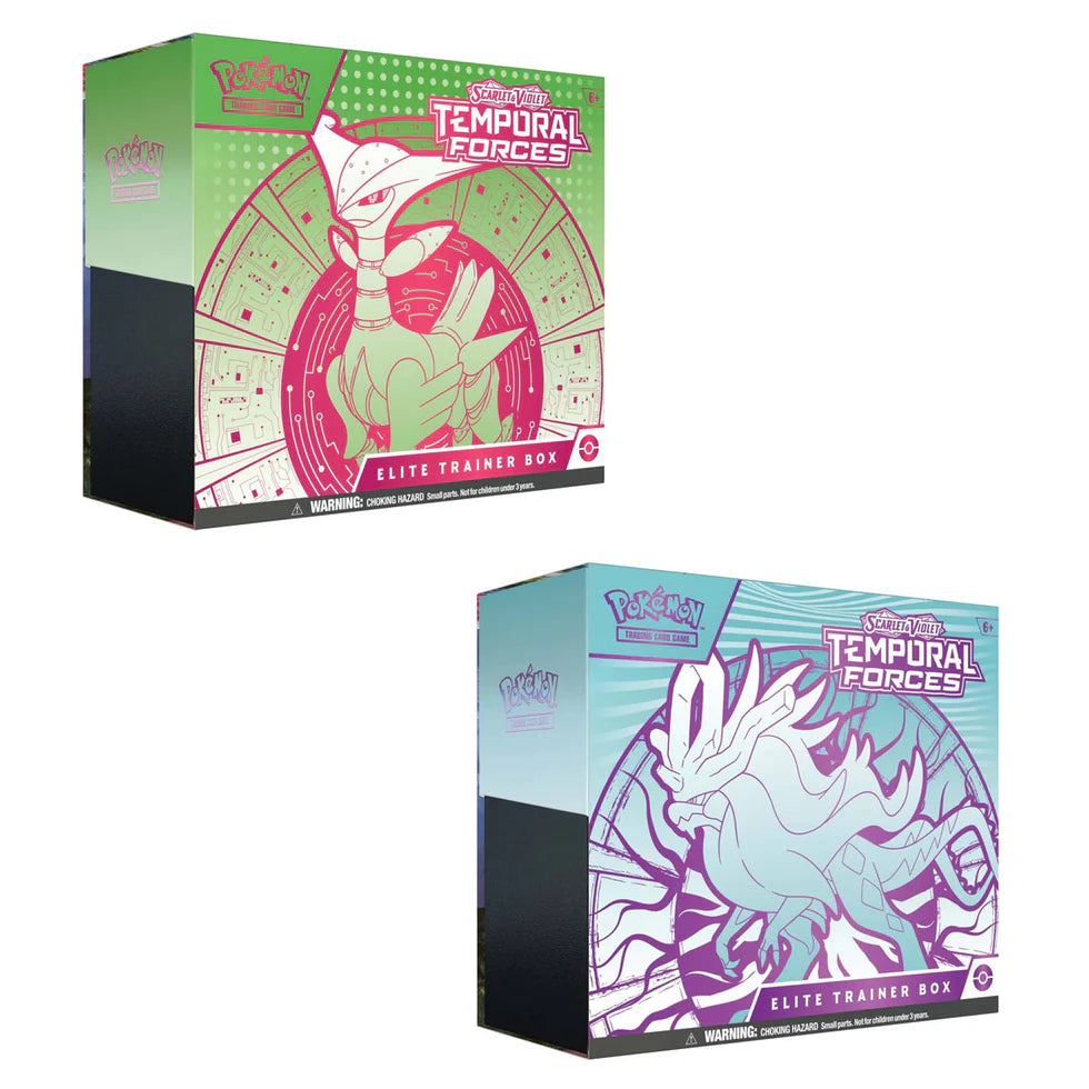 Temporal Forces - Elite Trainer Box (ETB) - Pokemon TCG Scarlet & Violet - Pop Culture Larrikin 