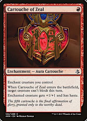 Cartouche of Zeal #124 Amonkhet en