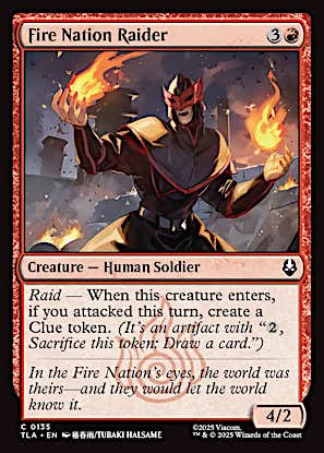 Fire Nation Raider #135 TLA en