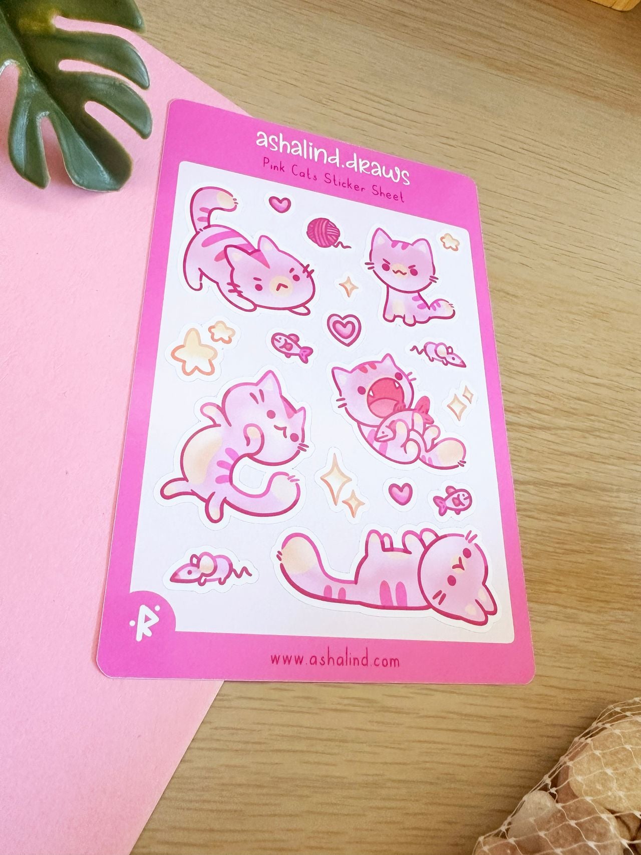 Sticker Sheets Cats! - @ashalind.draws