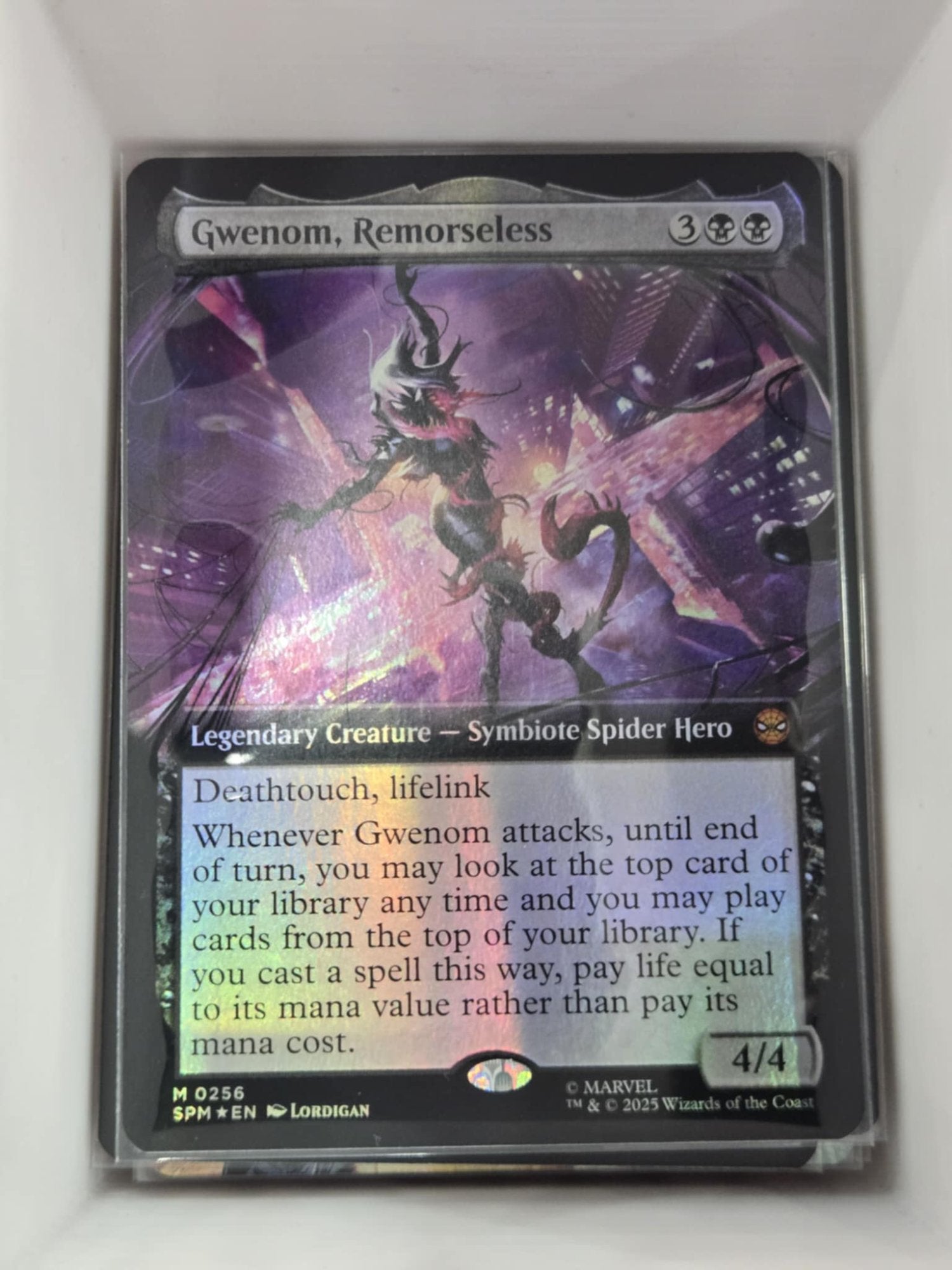 Image of Gwenom, Remorseless Marvels Spider-Man (SPM) #256