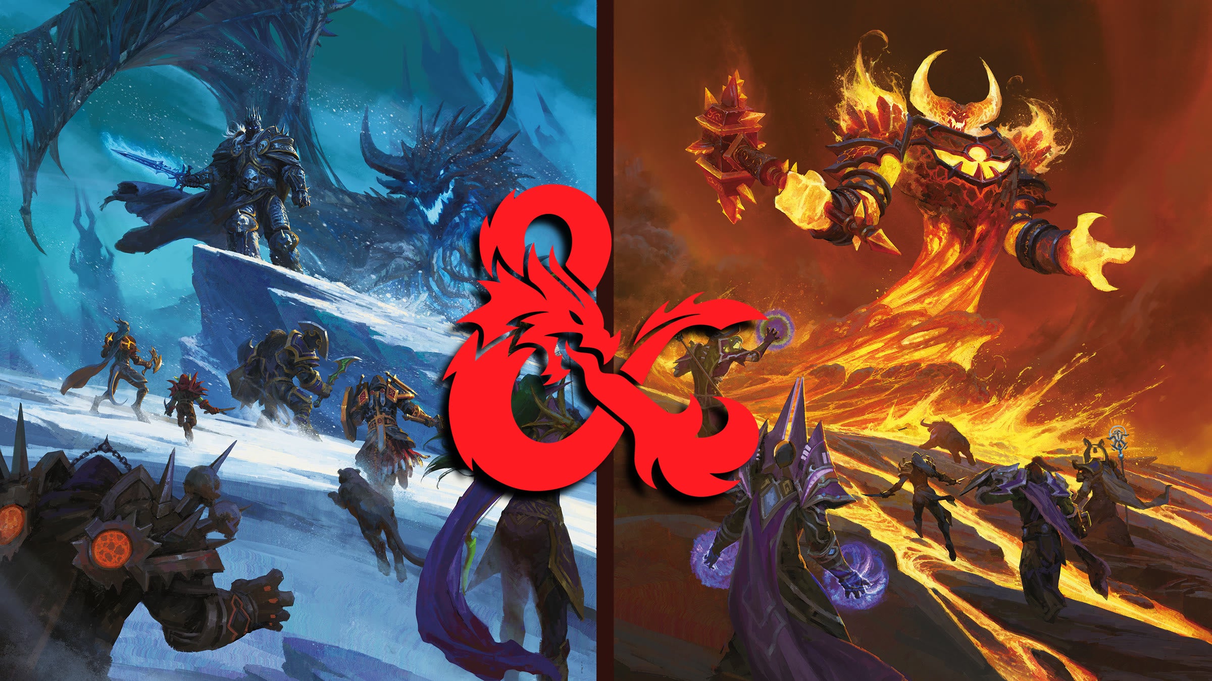 D&D World of Warcraft official key art