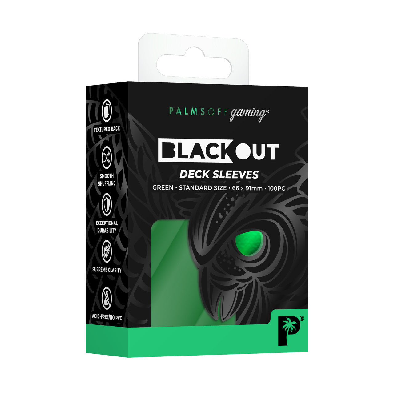Blackout Deck Sleeves - Standard Size - Palms Off Gaming - Pop Culture Larrikin