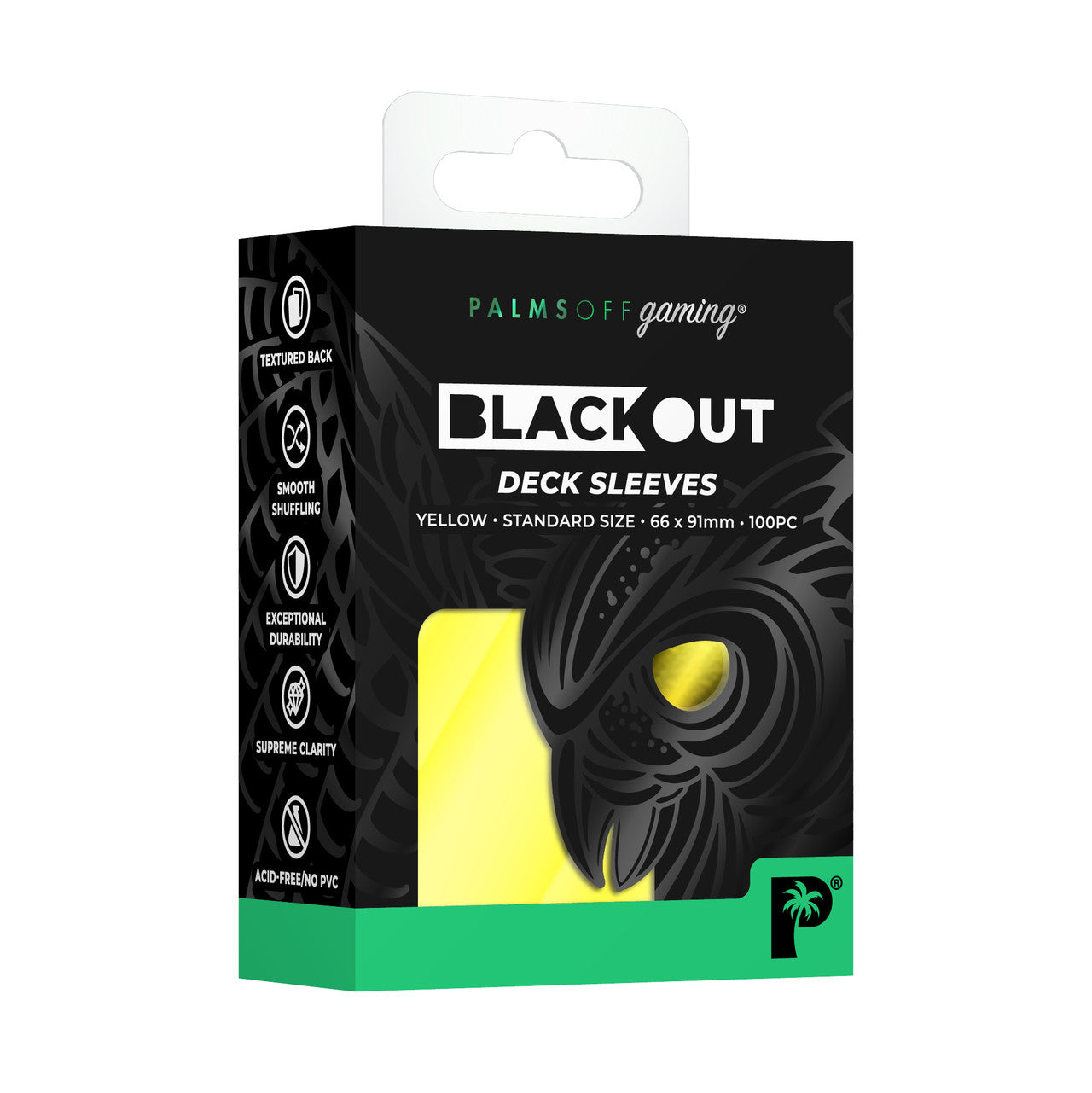 Blackout Deck Sleeves - Standard Size - Palms Off Gaming - Pop Culture Larrikin
