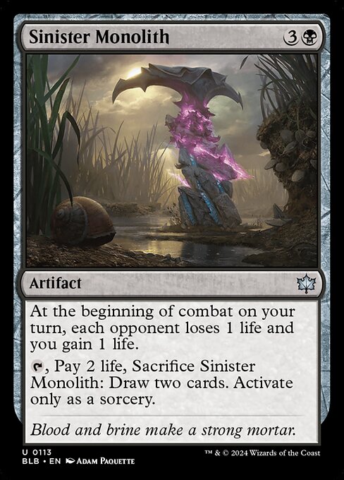 Image of Sinister Monolith - 113 C-AW