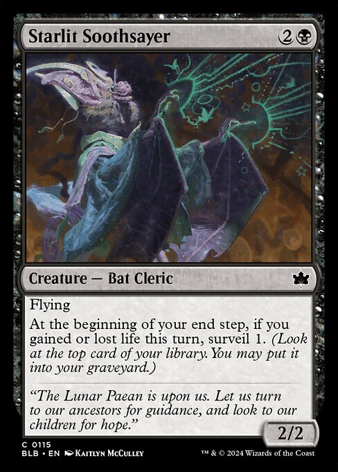 Image of Starlit Soothsayer - Foil - 115 C-AW