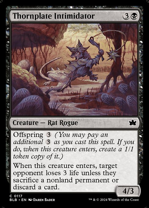 Image of Thornplate Intimidator - Foil - 117 C-AW