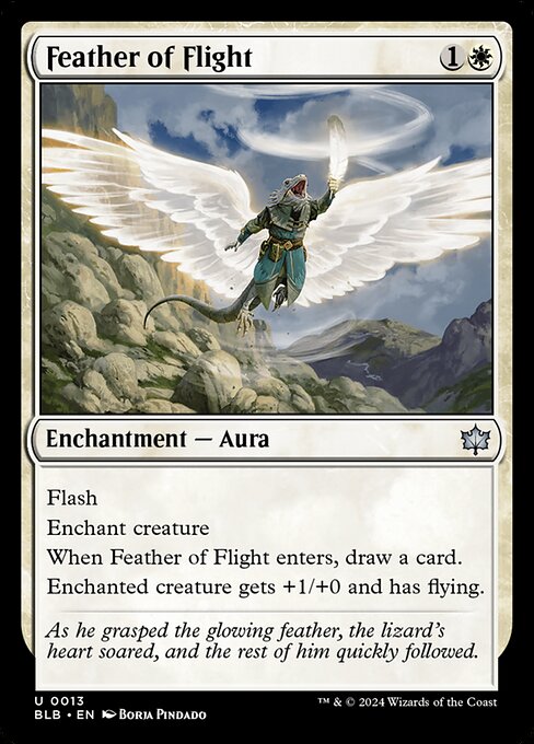 Image of Feather of Flight - Foil - 13 C-AW