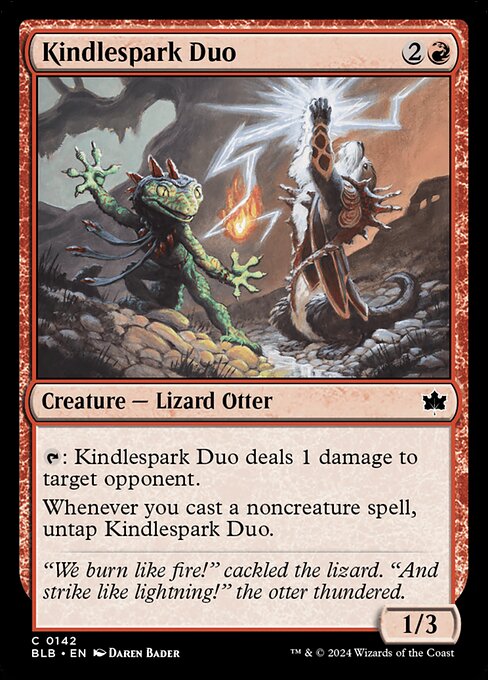 Image of Kindlespark Duo - Foil - 142 C-AW