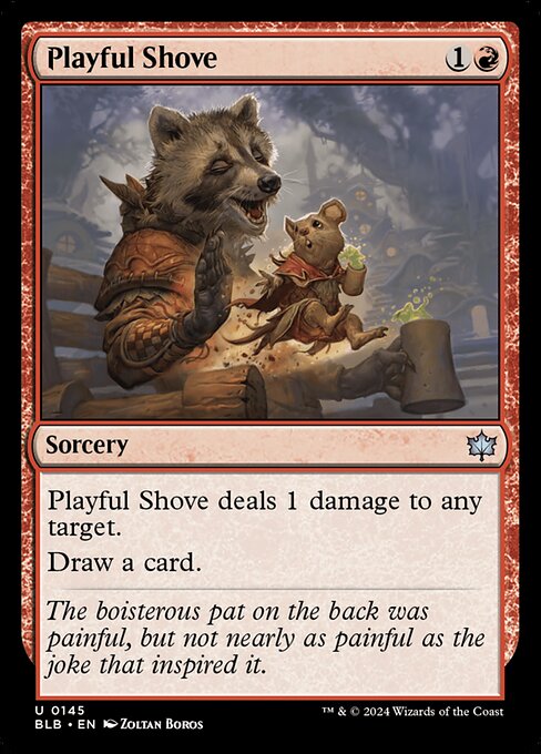 Image of Playful Shove - 145 C-AW
