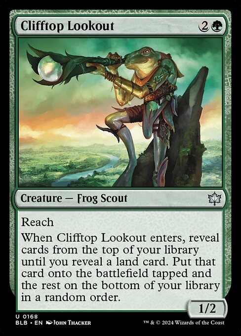Image of Clifftop Lookout - Foil - 168 C-AW