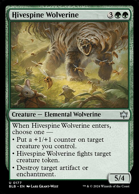 Image of Hivespine Wolverine - 177 C-AW