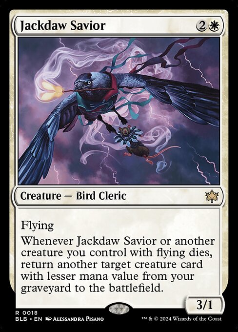 Image of Jackdaw Savior Bloomburrow (blb) #18