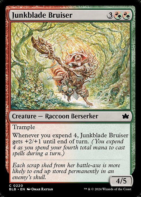 Image of Junkblade Bruiser Bloomburrow (blb) #220