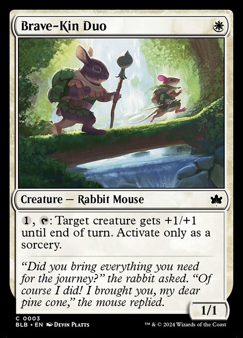 Image of Brave-Kin Duo Bloomburrow (blb) #3