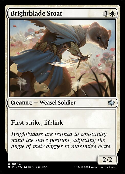 Image of Brightblade Stoat - 4 C-AW