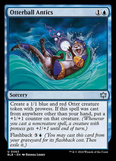 Image of Otterball Antics - Foil - 63 C-AW