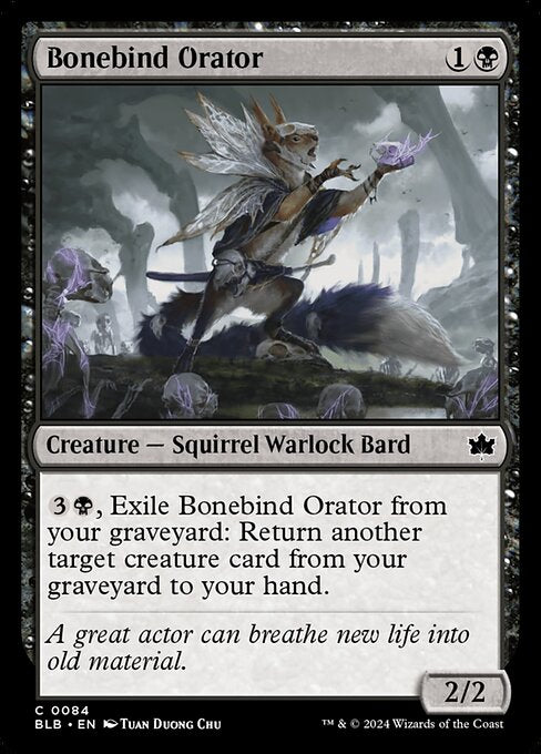Image of Bonebind Orator - 84 C-AW