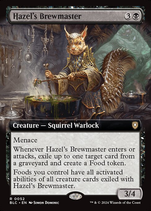 Image of Hazel's Brewmaster Bloomburrow Commander (BLC) #52