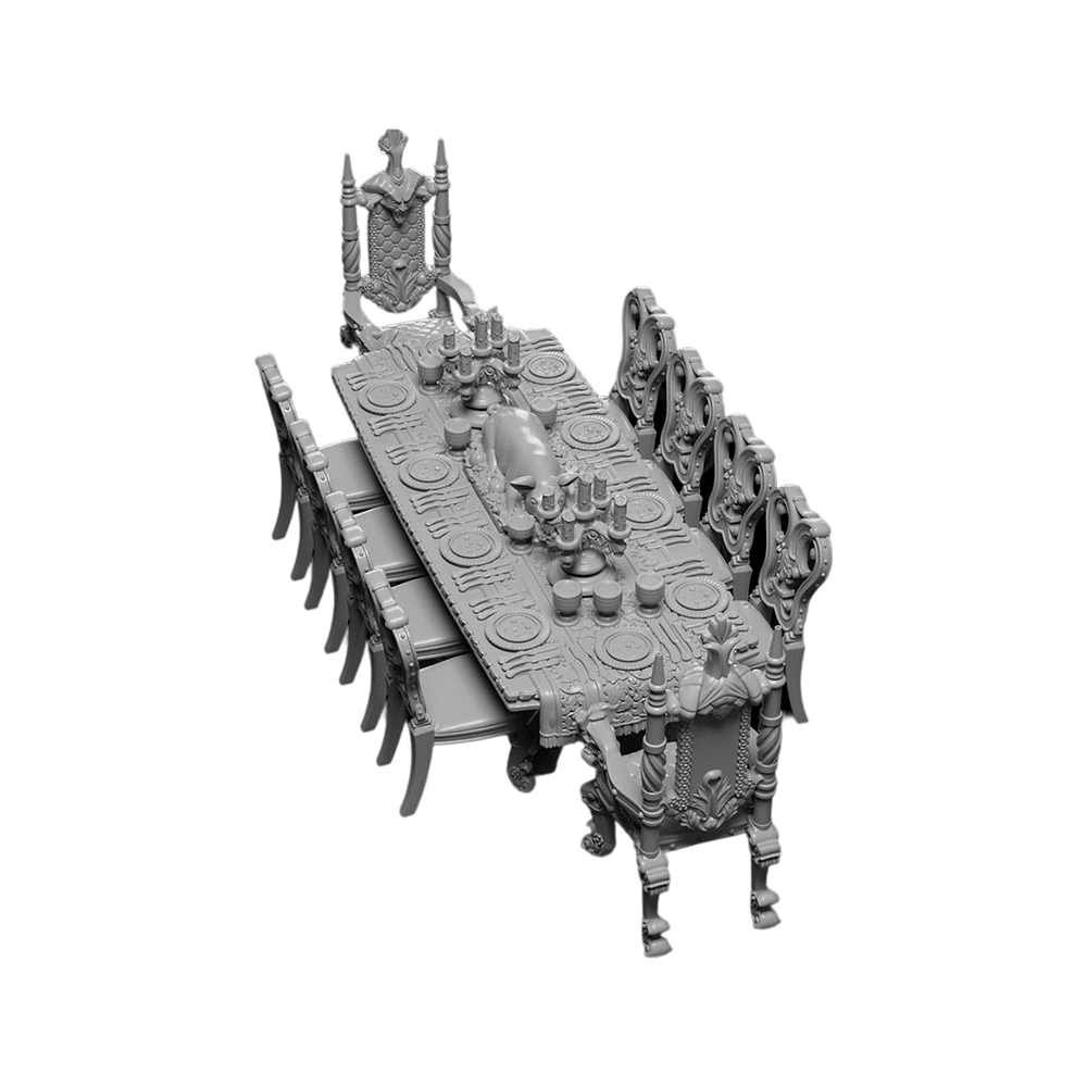 Dining Table And Chairs Set Monteblanc  - Georges Glorious Goods - Pop Culture Larrikin 