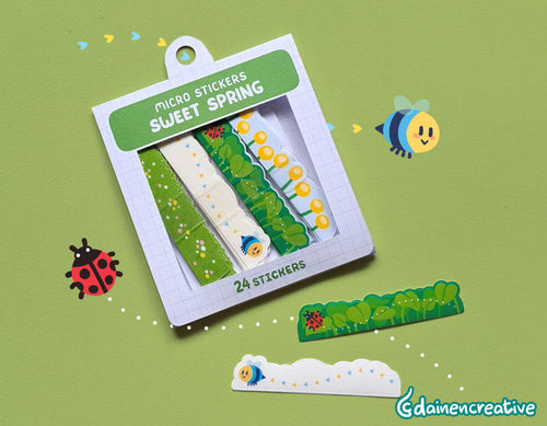 Image of Artist Series - Micro Stickers Sweet Spring- Dainencreative - Pop Culture Larrikin
