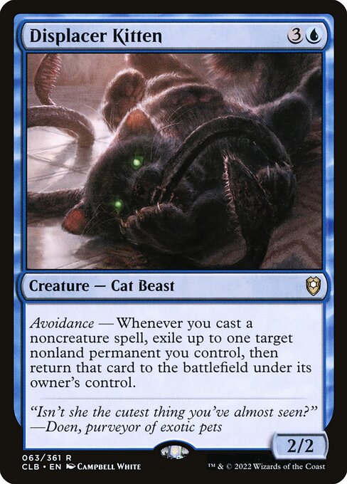 Displacer Kitten #63 CLB Commander Legends: Battle for Baldur's Gate EN MTG
