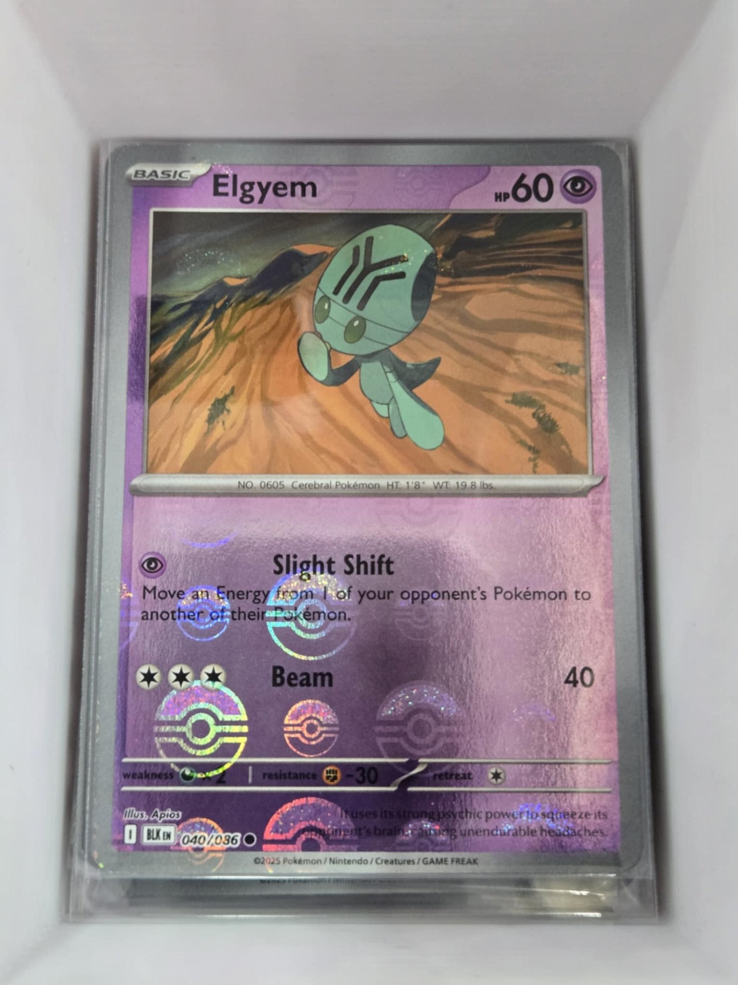 Image of Elgyem Black Bolt (BLK) #40