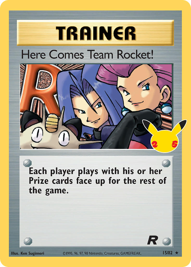 Image of Here Comes Team Rocket! Celebrations (CEL) #15