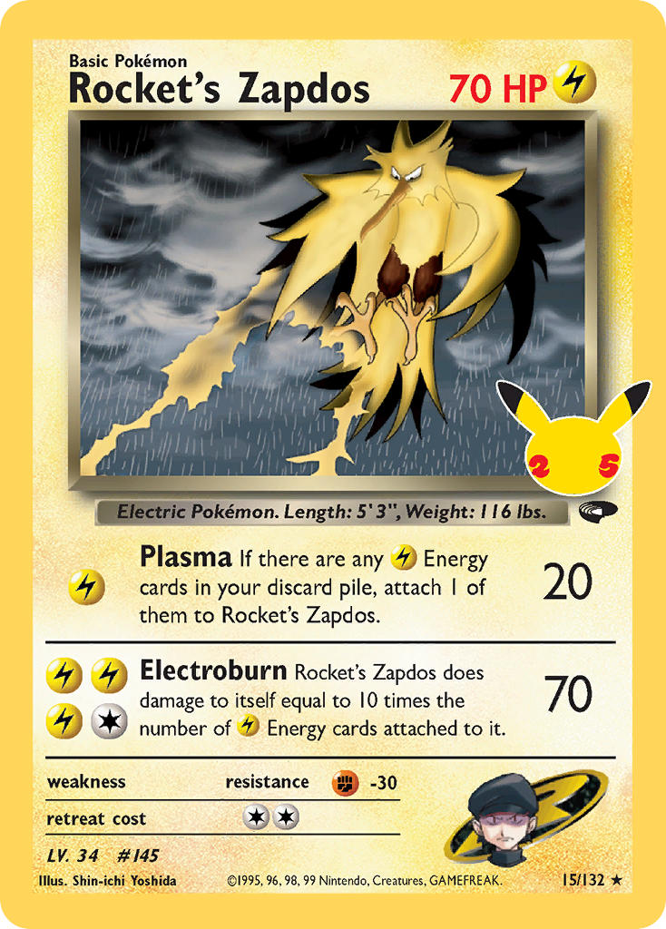 Image of Rockets Zapdos Celebrations (CEL) #15