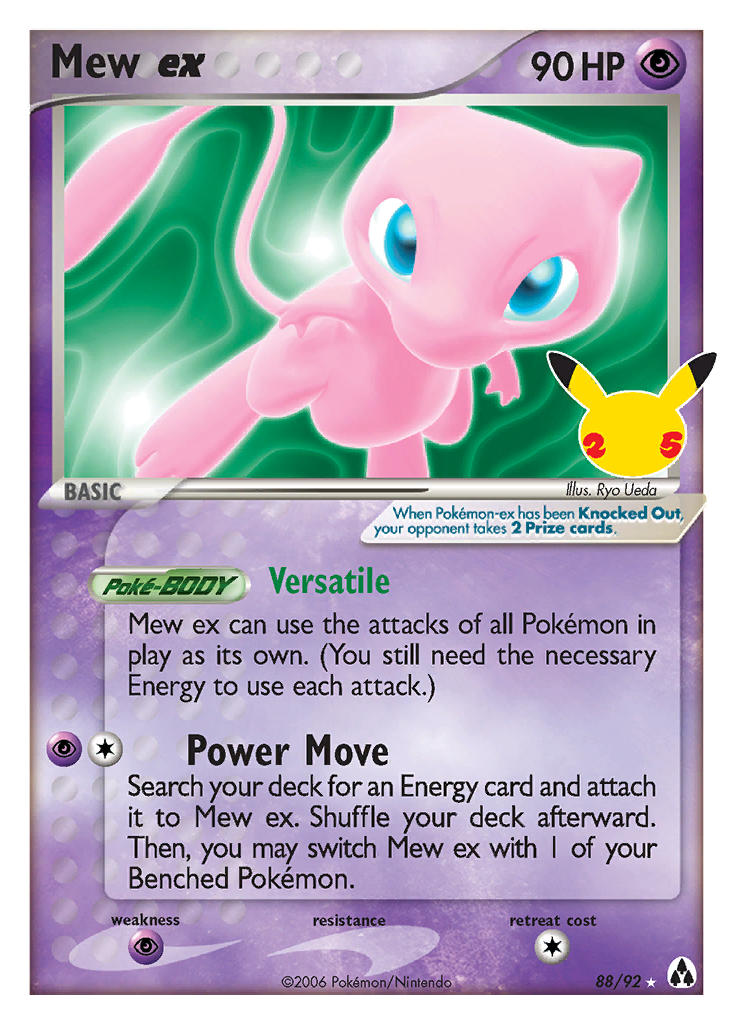 Image of Mew ex Celebrations (CEL) #88