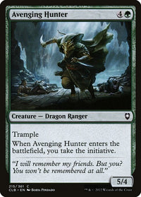 Image of Avenging Hunter Commander Legends: Battle for Baldur's Gate (CLB) #215