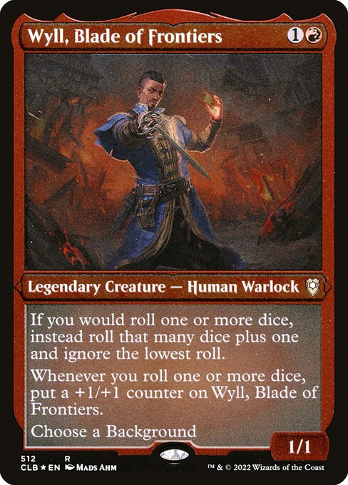 Image of Wyll, Blade of Frontiers Commander Legends: Battle for Baldur's Gate (CLB) #512