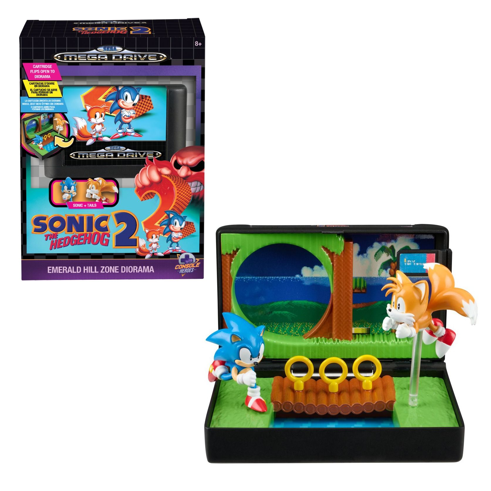 Console Heroes Sonic the Hedgehog 2 Emerald Hill Zone Diorama