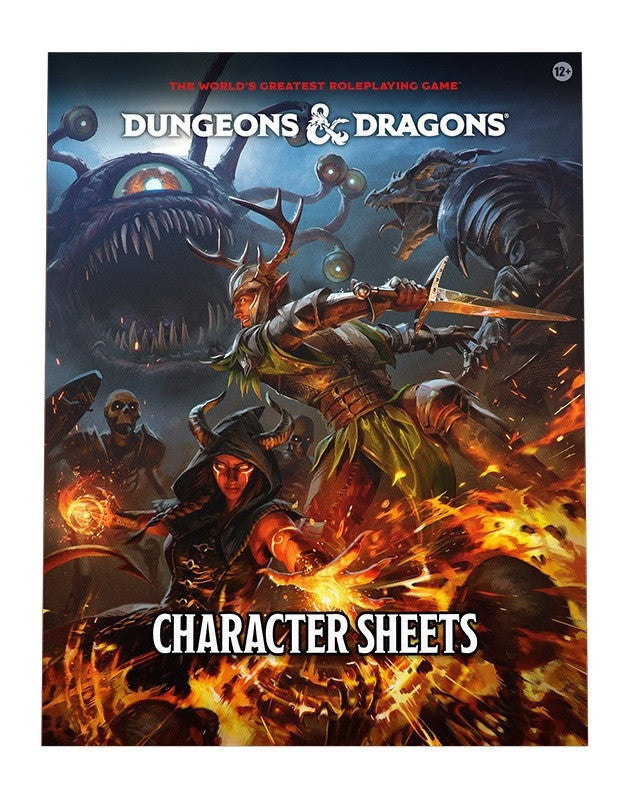 D&D Dungeons & Dragons Character Sheets (2024) - Pop Culture Larrikin 