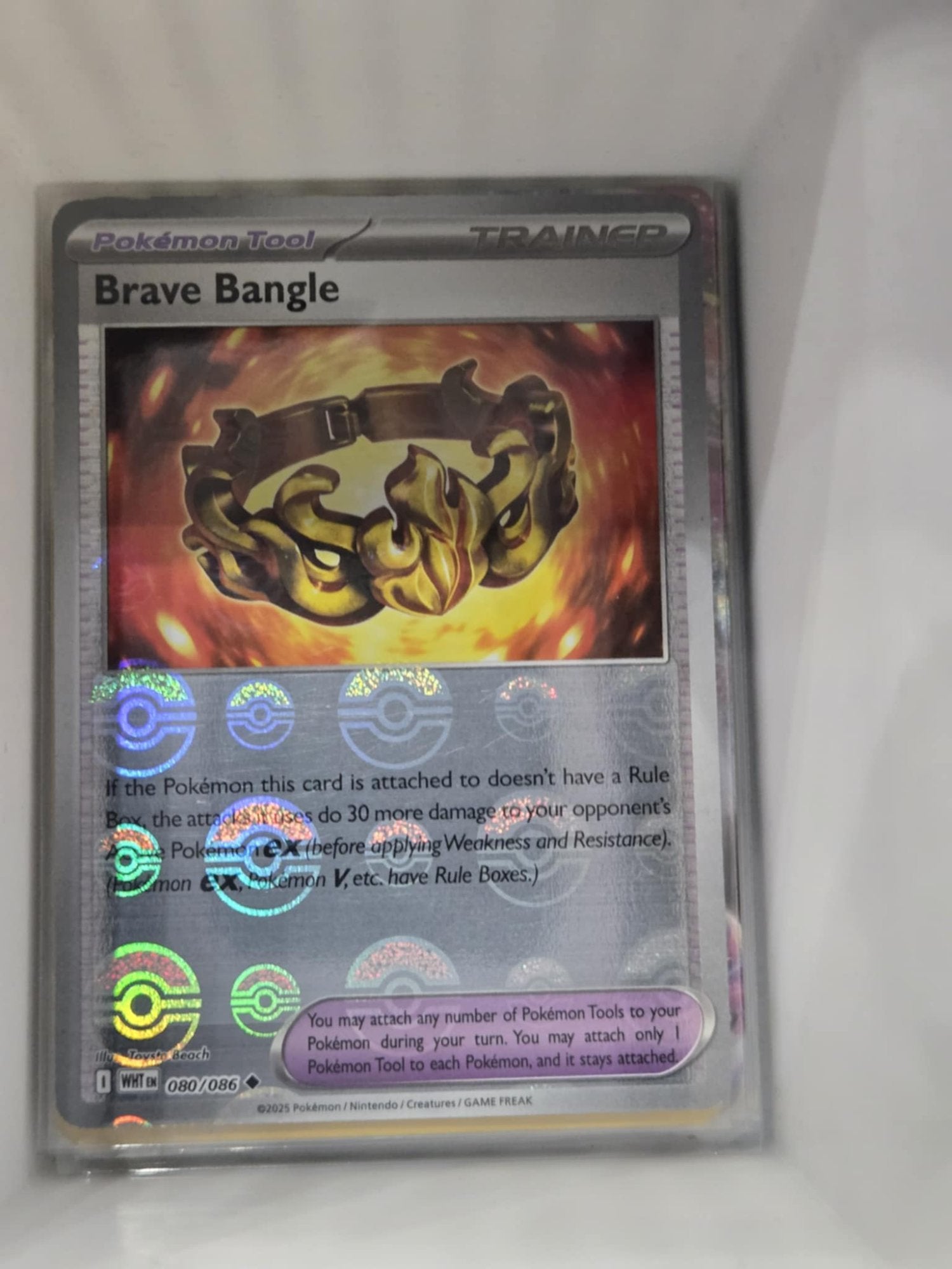 Image of Brave Bangle White Flare (WHT) #80