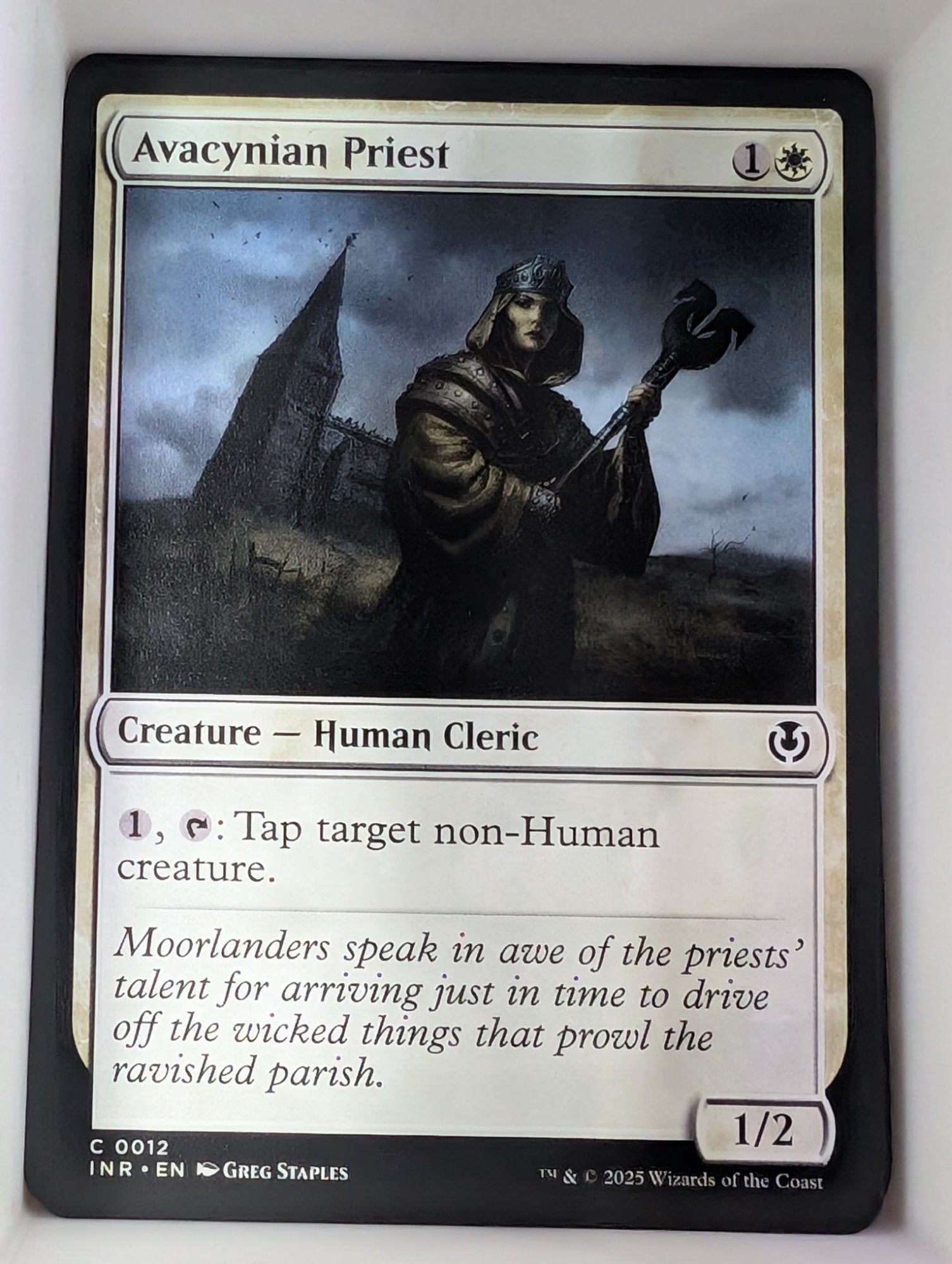 Image of Avacynian Priest Innistrad Remastered (inr) #12