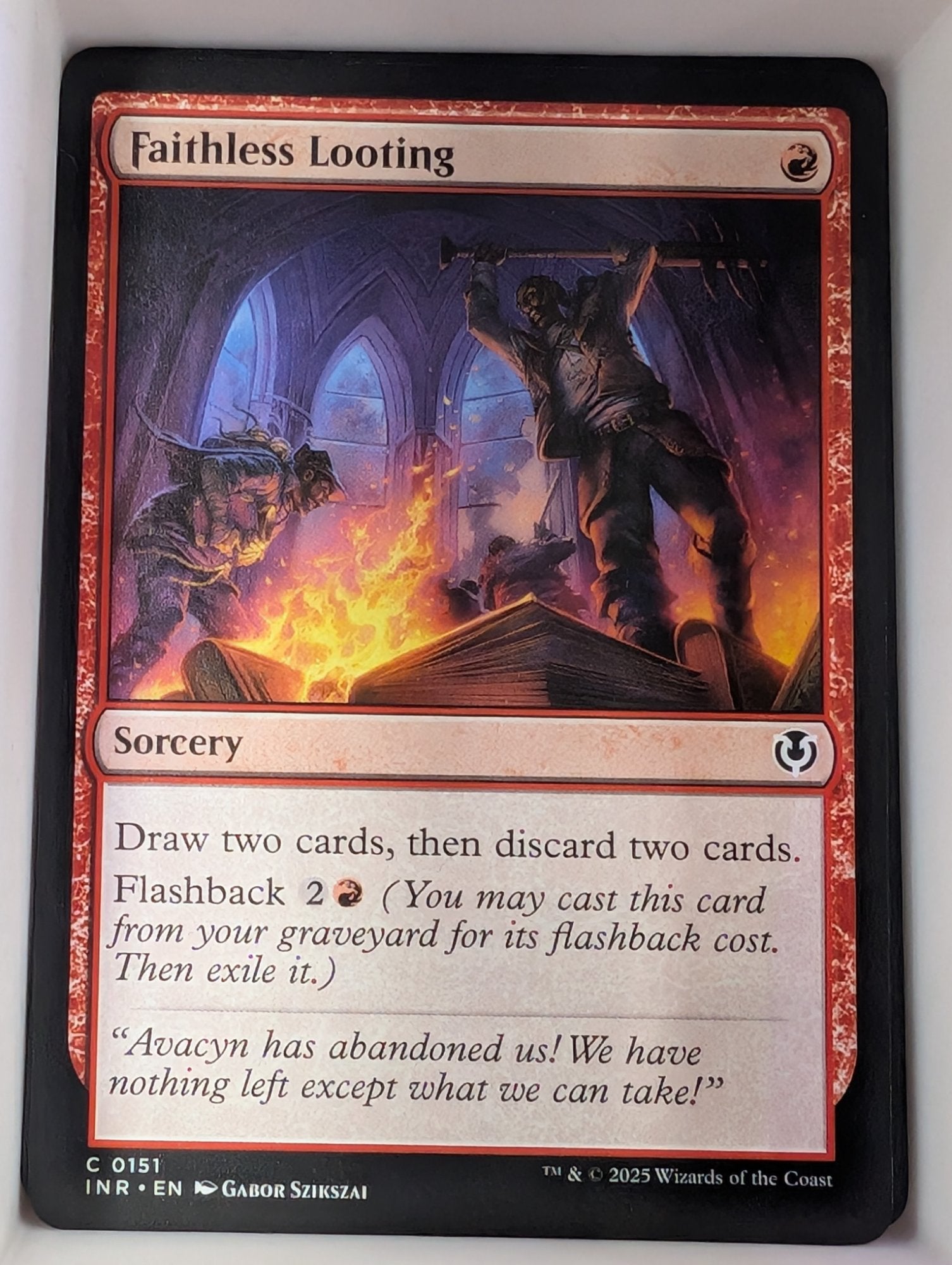 Image of Faithless Looting Innistrad Remastered (INR) #151